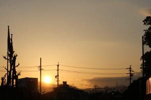 日記夕暮れ